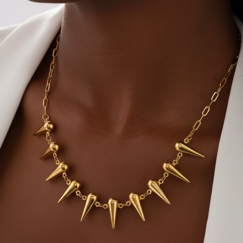 Golden Thorn Necklace