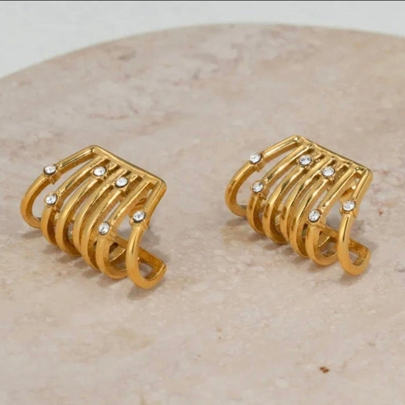 Diamont Cuff Studs