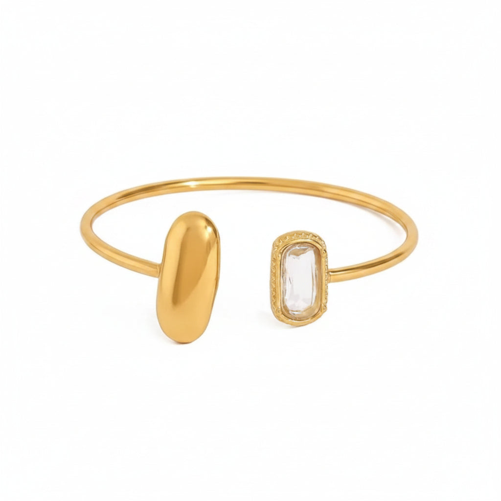Clearer Stone Bangle