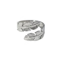 Silver Feather Ring