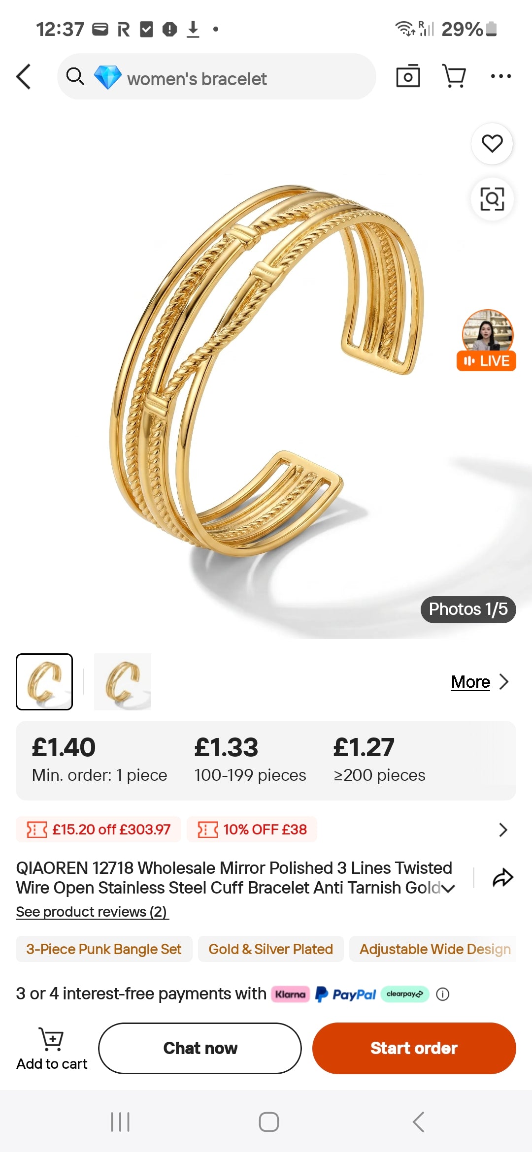 Arm cuff