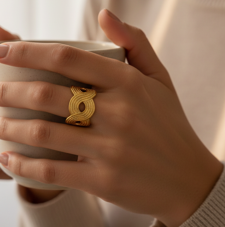 Venetian Swirl Ring