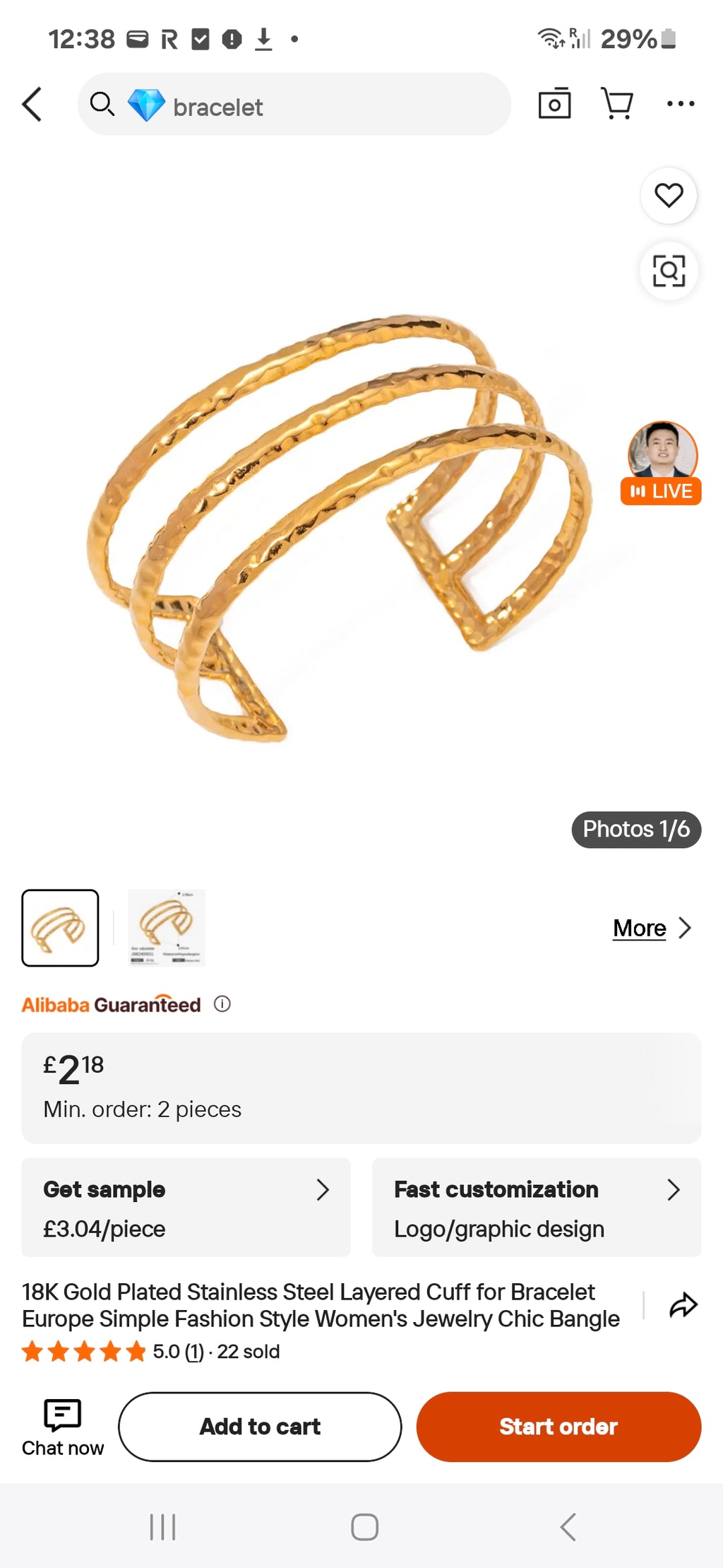 Arm cuff