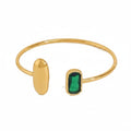 Emerald Stone Bangle