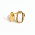 Clear cuff ring