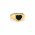 Black Heart Signet Ring (£30)