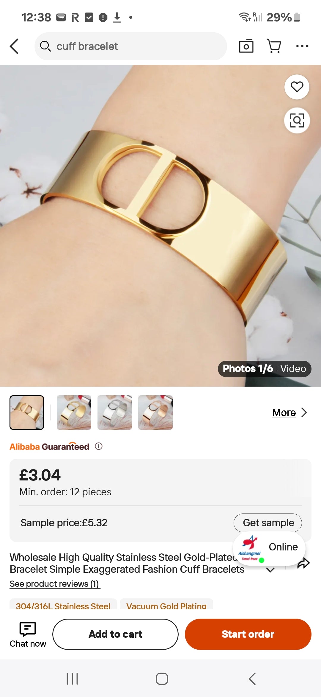 Arm cuff