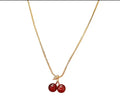 Cherry Couple Necklace