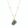 Green Seashell Necklace