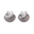 Shell Drop Silver Earrings
